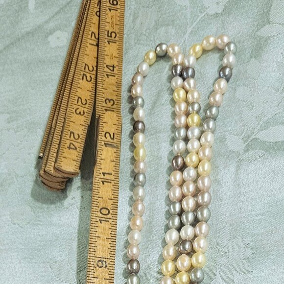 Honora Fresh Water Pastel Pearls 30 inch Strand - Picture 5 of 5
